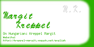 margit kreppel business card